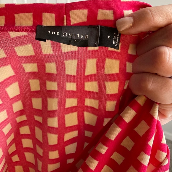 The Limited Pink and White Dress - Picture 4 of 4